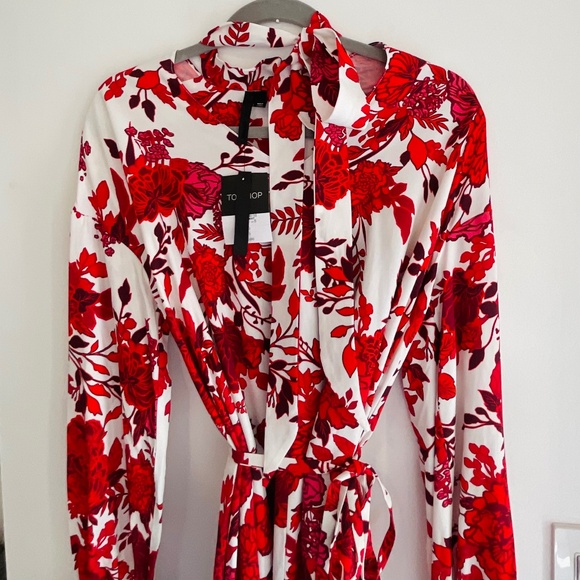 Top Shop Boutique Floral Dress Size 4  NWT - Picture 7 of 16